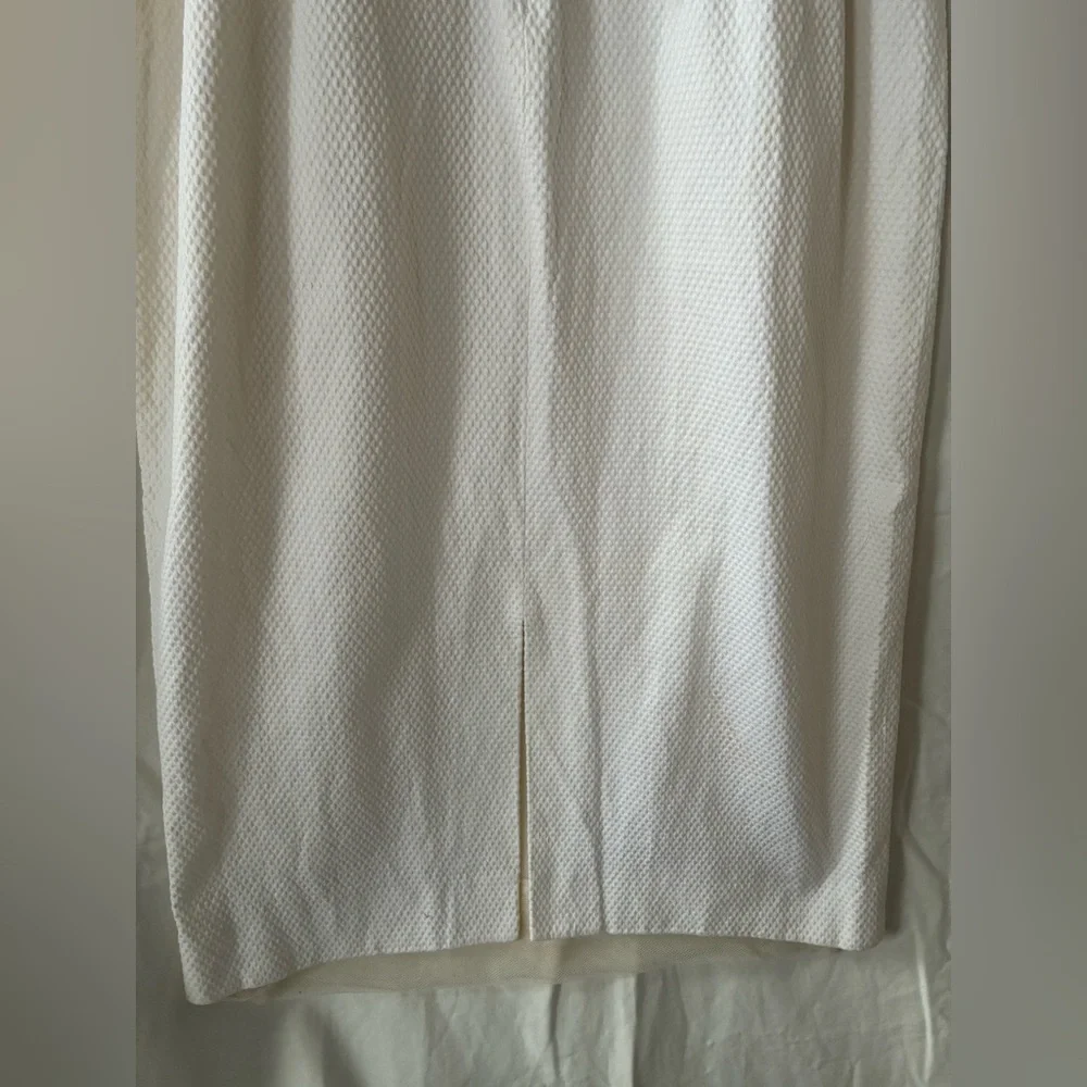 90s Vintage Dolce Gabanna White Sheath Dress - Picture 3 of 8